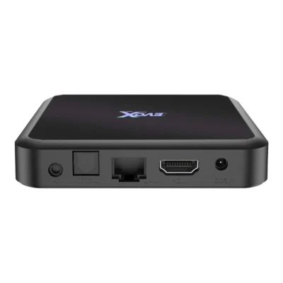 Rückseite der EVO X PRO mit Gigabit LAN, HDMI und USB Anschlüssen